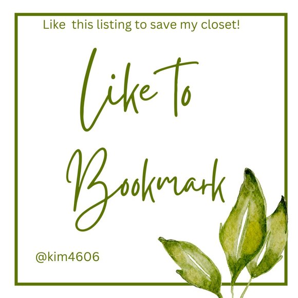 ❤️ to bookmark my closet! - Picture 1 of 1